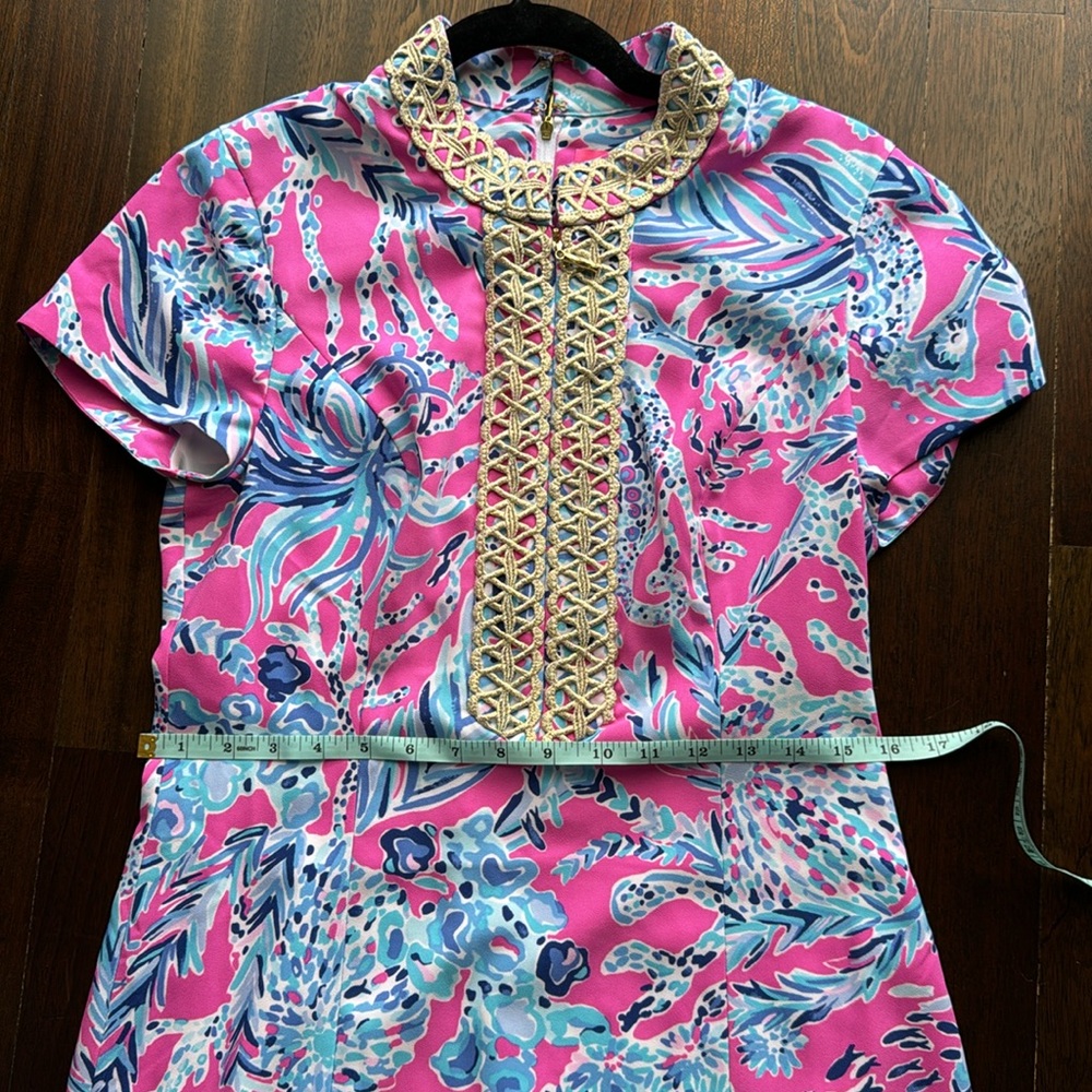 Lilly Pulitzer Mandevilla Pink New Kids On The Dock - sz 6 LIKE NEW - Picture 10 of 13